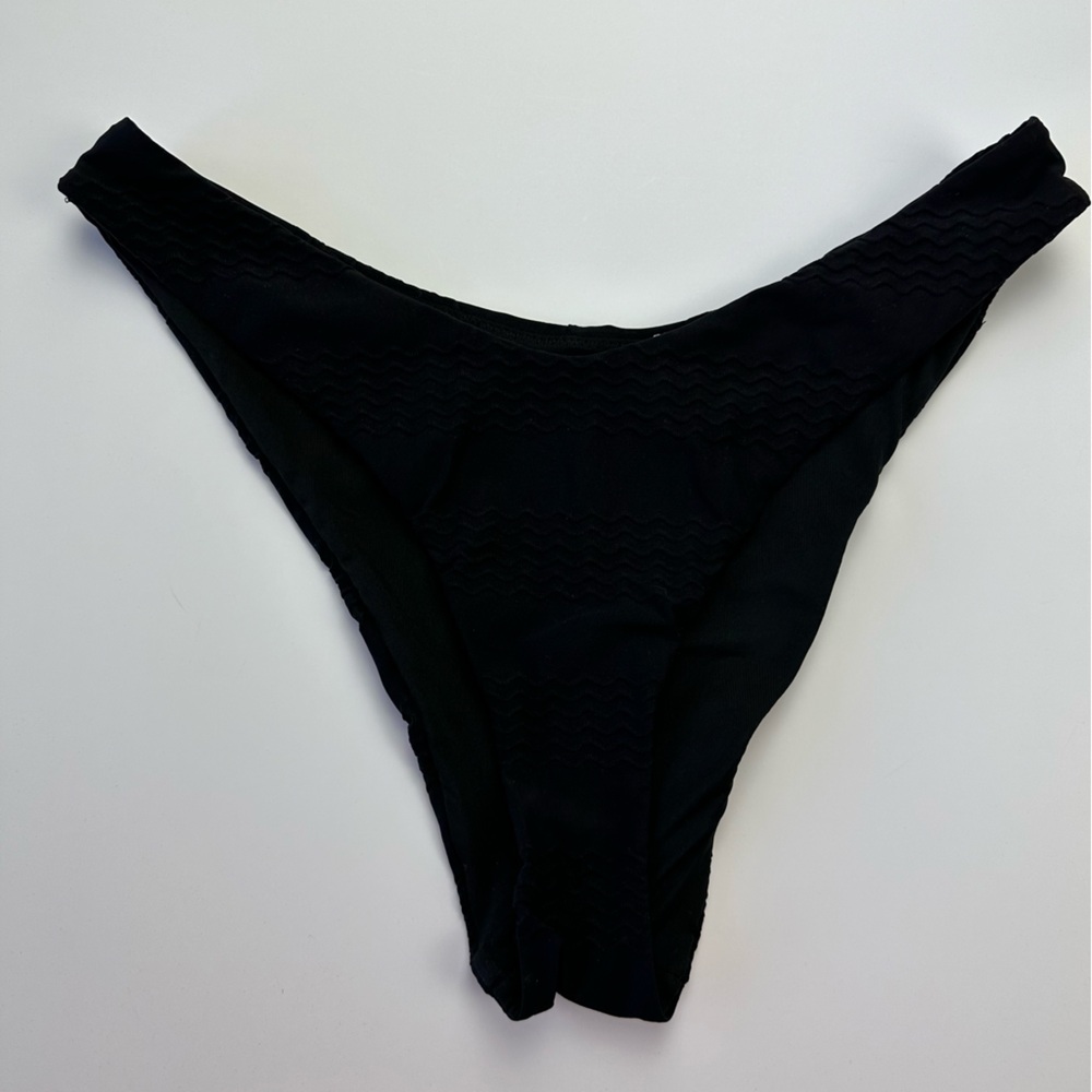 Aerie Jacquard Super High Cut Cheekiest Bikini Bottom